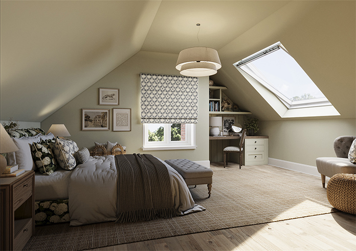 Vine and Bloom, Hudds - Twist&Fit Roman Blind - Image 6